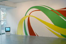  Stak, Motiv f&uuml;r Raumdekoration (Kelvin Govey pattern for TN), Galerie Kitchen93, Bagnolet, France, 2004